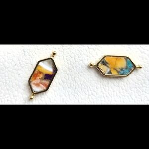 Gold and Multicolor Gemstone Conquering Ring Elements